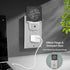 Jahiona White,0.5W LED Night Light Lamp with Smart Sensor Dusk to Dawn Sensor,Merry Christmas Happy Black White Night