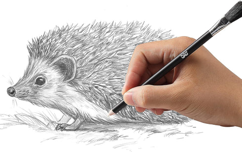 Mr. Pen Eraser Pencil Artist & Drawing Set, 3 Pcs: 2 Eraser Pencils, 1 Sharpener