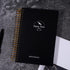 Meeting Notebook for Work, 120 Sheets Meeting Planner Organizer for Office Meeting Agenda, A5 Black Notebook