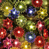 7ft 20LED JASHIKA Fairy Lights Decorative Flower Lamp -Waterproof Battery Operated String Lights Indoor Outdoor- Floral