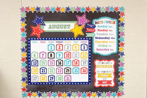 Teacher Created Resources (3495) Marquee Stars Die-Cut Border Trim