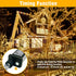 210 70FT LEDs Warm White LED String Lights Transparent Wire, Waterproof & Connectable Christmas Tree Lights for Indoor