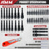 AMM 47PCS Set, Set 1/4" Magnetic Nut Driver & Screwdriver Bit Includes Nut Driver for Impact Drill, Screwdriver Bit