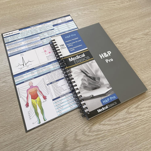 H&P Pro Notebook – Extra Space for Note-taking, Medical History and Physical Notebook for Medical Students