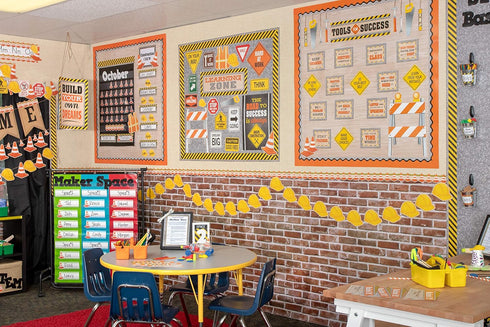 BULLETIN BOARD SET MINI UNDER CONST TOOLS for SUCCESS, 31 PCS