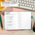 Clever Fox Password Book - Small Pocket Organizer Logbook with Alphabetical Tabs for Website Logins (Turquoise)