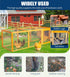 1/2 Inch 24 50 19 Fence(1/2 inch 24'' 50') Hardware Cloth in x ft Gauge, Hot Dip Galvanized Wire Mesh Rolls Welded