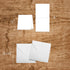 Premium 3" x 3" White Folded Card & Envelope Set, 50 Pack - Blank Folded Cards and White Envelopes for Floral Cards,