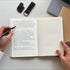 le vent Set of 2 Lined Bound Notebooks, A5, 200 Lay Flat Pages Each, 5x8 Hardcover Journal Refills