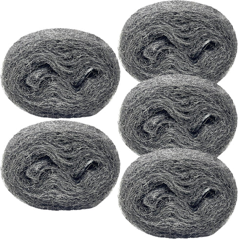 5PACK DIY Steel Wool Fill Fabric Kit for Mice Control, 13 Feet Coarse Wire Hardware Cloth, Block Holes, Wall Cracks,