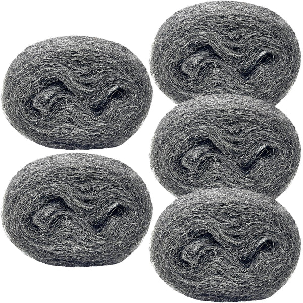 5PACK DIY Steel Wool Fill Fabric Kit for Mice Control, 13 Feet Coarse Wire Hardware Cloth, Block Holes, Wall Cracks,