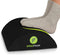 ErgoFoam Ergonomic Foot Rest Under Desk - Premium Velvet Soft Foam for Lumbar, Back, Knee Pain - Black