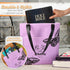 Christian Art Gifts Felt and Faux Leather Fashion Bible Cover Tote Bag with Inspirational Scripture