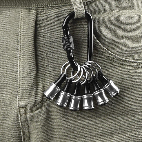 1/4 Inch Bit Holder Keychain, Quick Change Screw Bit Holder Extension Bar for Most Electric and Hand-held Screwdrivers