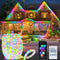 Jnaurb RGB Color Changing Rope Lights Outdoor, 33ft 100LED Smart String Lights
