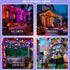 100 33FT TW SHINE Smart Christmas Lights, LED Color Changing Halloween String Lights Clear Wire with Remote & APP