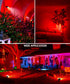5W 120V 450LM IP66 2 Pack L LOHAS LED Red Spotlight Outdoor, Tree Spot Lights for Yard, Auto On/Off Landscape Lighting