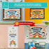 Decorably Kindergarten Bulletin Board Set 49 Pcs Boho Decorations with Borders - Welcome Bulletin Board Set, Rainbow