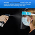 TCP Global Salon World Ultra Clear Safety Face Shields - Protective Full Face Shields