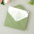 PONATIA 50 Pack Sage Green A4 Envelopes, 4 1/4 x 6 1/8 Inches for Christmas Gift Cards, Wedding Details, Thank You Cards