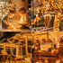 13FT 50 Clear Christmas Lights Outdoor, UL Approved Mini Lights with Brown Wire for Indoor Outdoor Tree Patio Garden