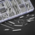 210 Pcs Spring Assortment Kit, Compression and Extension Springs, Zinc Plated Steel Wire Springs Repair Set