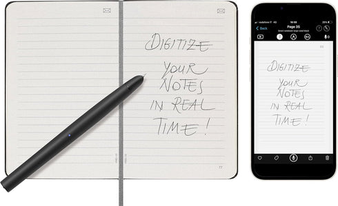 Moleskine Smart Notebook – Pocket, Ruled, Black, Hard Cover, 3.5 x 5.5