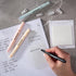 DiverseBee 50 Sheets Pastel Transparent Sticky Notes, 3x3” Clear Sticky Tabs, Translucent Page Flags, Planner