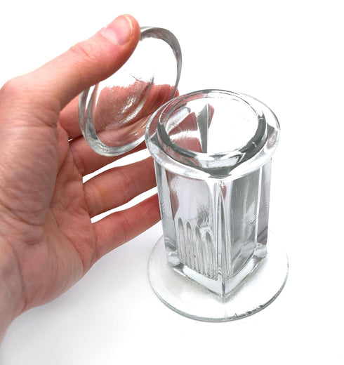 EISCO Coplin Staining Jar, Fits up to 5 76x25mm Slides, 4.25" Tall
