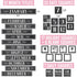 Hadley Designs Black and White Classroom Calendar Set, Bulletin Board Sets for Teachers, School Calendar for Classroom