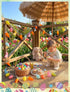 12FT 20 Multicolored Rabbit Cracked Egg and Carrot String Lights, LED Easter Fairy Light with LED Rabbit Cracked Egg