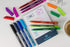Schneider Vizz M (Medium) Ballpoint Pen, 1.0 mm, Transparent Barrel, Assorted Ink Colors, Pack of 10 Pens