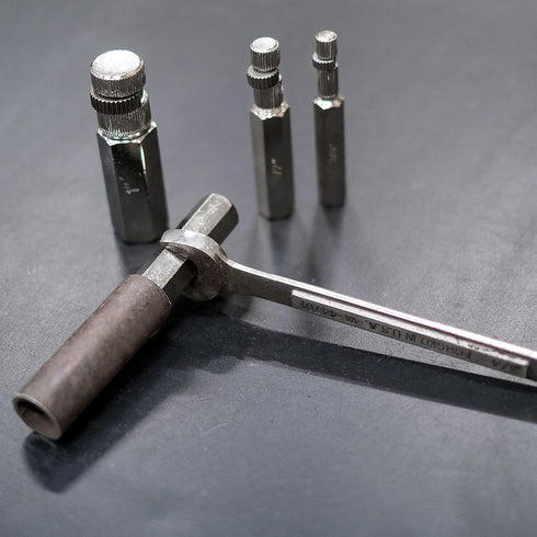 ABN Internal Pipe Removal Tool Pipe Nipple Extractor Set, General Internal Pipe Wrench Set 4pc - 1, 3/4, 1/2, 3/8 Inch