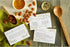 C.R. Gibson Q16-24814 Wedding Shower Recipe Cards and Invite Enclosure Cards, 40pcs, White