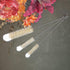Set (3) NewFerU Stainless Steel Soda Bottle Cleaning Brush in Natural Boar Bristle Wool Tip Long Handle, Flexible