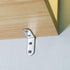 50 Packs 40 40 16 mm 1.57x1.57x0.63 Inch KINJOEK x x Heavy Duty L Bracket Corner Brace Shelf Stainless Steel Joint