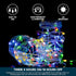 600 Outdoor,197 8 Joiedomi LED Christmas Lights FT Multicolor Christmas Tree Lights with Modes Timer, PVC Clear Wire