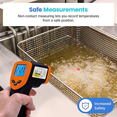 Etekcity Infrared Thermometer Upgrade 774, Heat Temperature Gun for Cooking, -58°F to 842°F