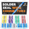 180Pcs Solder Seal Wire Connectors, Heat Shrink Butt Connectors Kit for Waterproof Marine Wiring Splice Terminal