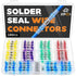 180Pcs Solder Seal Wire Connectors, Heat Shrink Butt Connectors Kit for Waterproof Marine Wiring Splice Terminal
