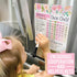 Magnetic Chore Chart for Kids, Good Behavior Dry Erase Daily Weekly Responsibility List, Floral Chore Board