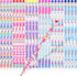 Unicorns Pencils, Rainbow HB Pencils, Erasable Cute Graphite Pencil, Birthday Party Supplies, 36