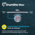 SharkBite Max 3/4 x 18 Inch Flexible Repair Coupling Hose, Push to Connect Brass Plumbing Fitting