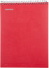 Mintra Office TOP BOUND Durable Spiral Notebooks (Red, College Ruled 3pk)