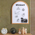 Mr. Pen Dry Erase Board 16" x 12", Wooden Frame, Boho Design, Small White Board for Kids and Students