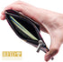 ELV Badge Holder with Zipper - ID Badge Card Holder Wallet with 5 Card Slots and RFID Blocking Pocket, 20 inch Lanyard