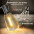 BLIATLUS 25FT 8+2 ST38 Bulbs Solar String Lights Outdoor Waterproof with Remote Control Shatterproof LED for Porch