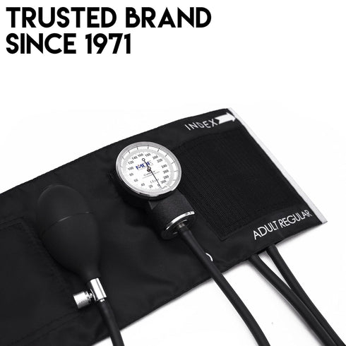 MDF Instruments Calibra Aneroid Premium Sphygmomanometer, Blood Pressure Monitor with Adult Cuff & Case