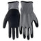 Boss Kid's Polyurethane Coated Work Gloves, Enhanced Grip, High Dexterity, Water Resistant, Gray/Black, Youth (B33021-Y)