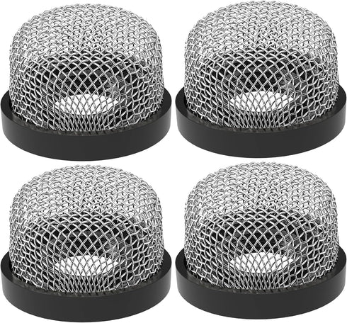 Saillong Stainless Steel Mesh Strainer ¾ Inch -14, Aerator Screen Strainer for Livewell Pump, 4 Pcs